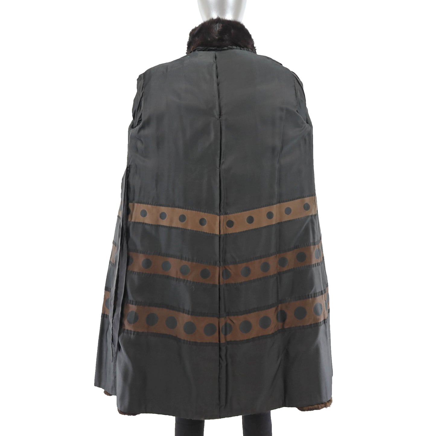 Mahogany Mink 7/8 Coat- Size S