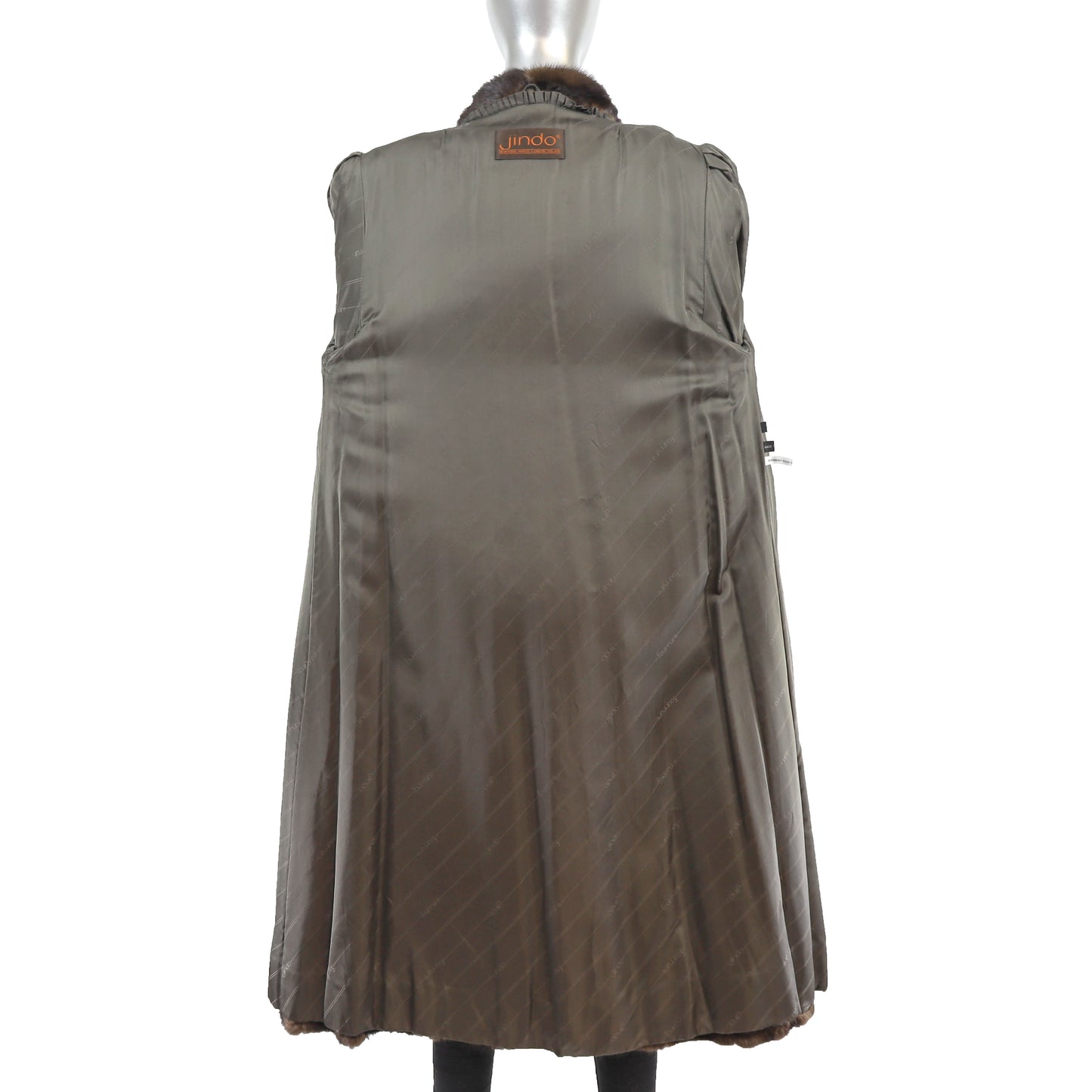 Brown Mink Coat- Size S