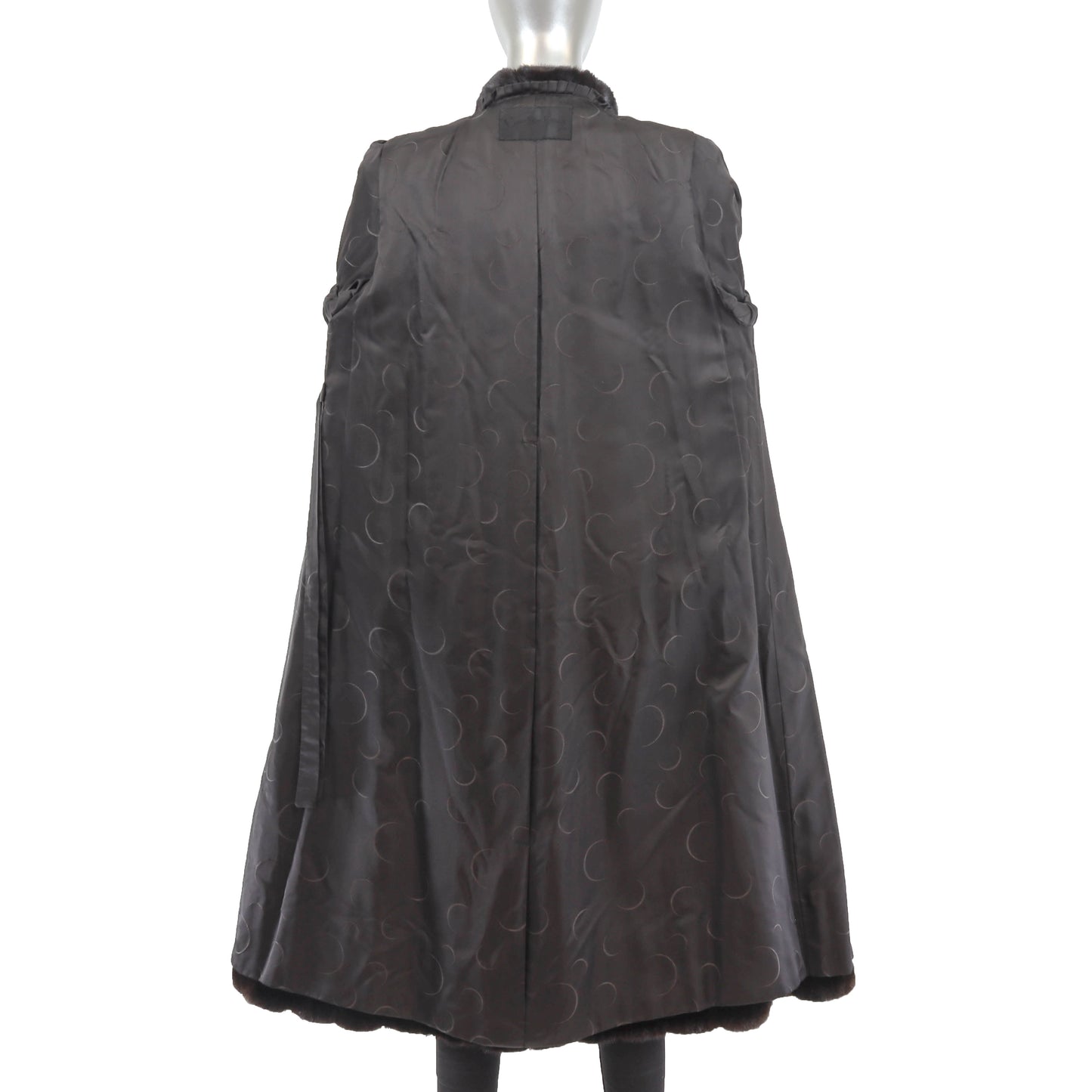 Black Mink Coat- Size M