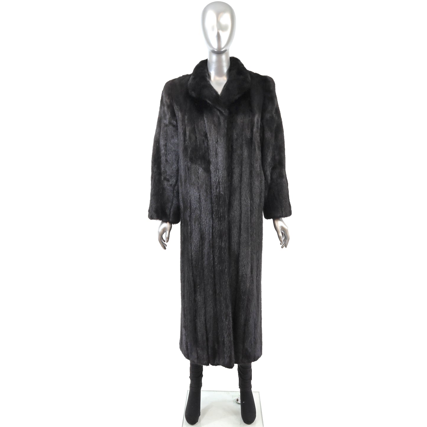 Black Mink Coat- Size S