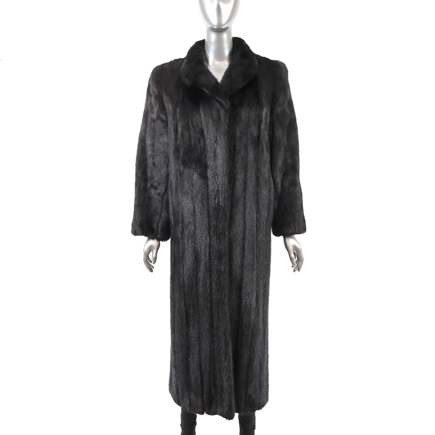 Black Mink Coat- Size S