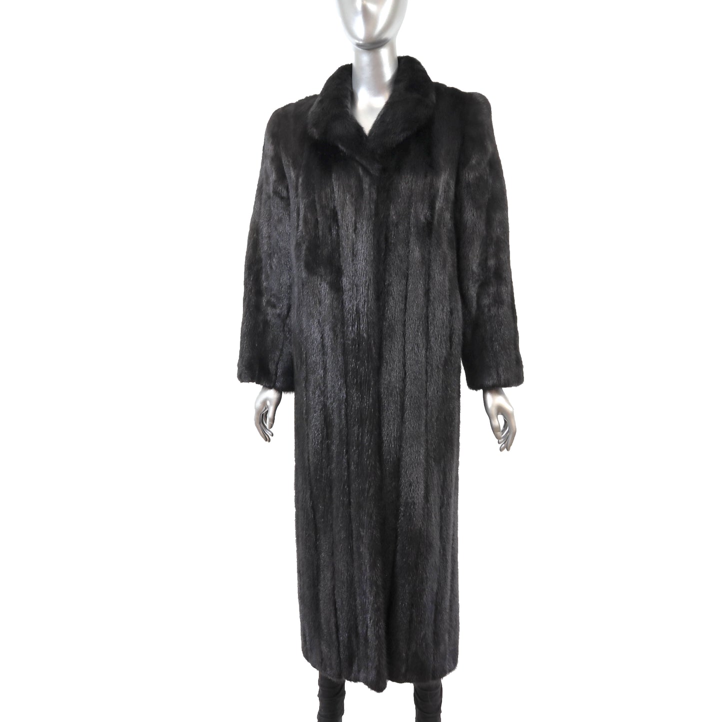 Black Mink Coat- Size S
