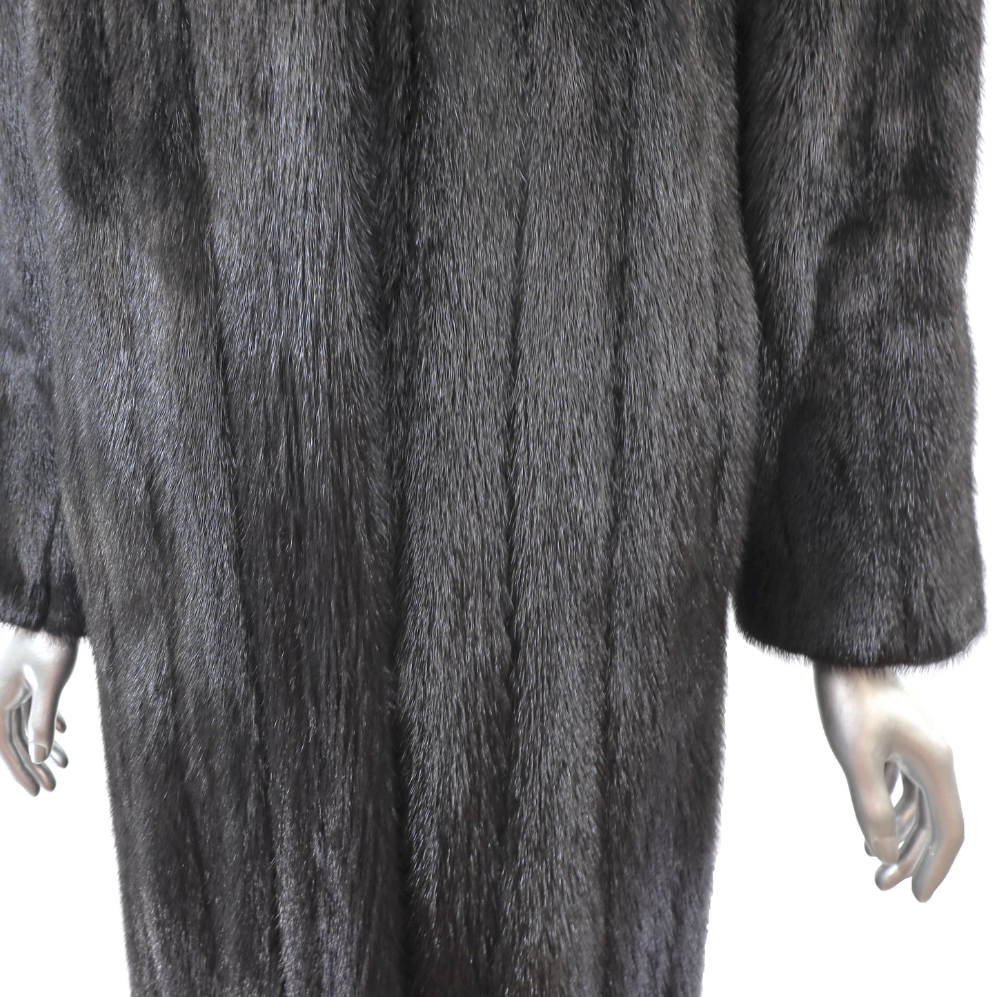 Black Mink Coat- Size S
