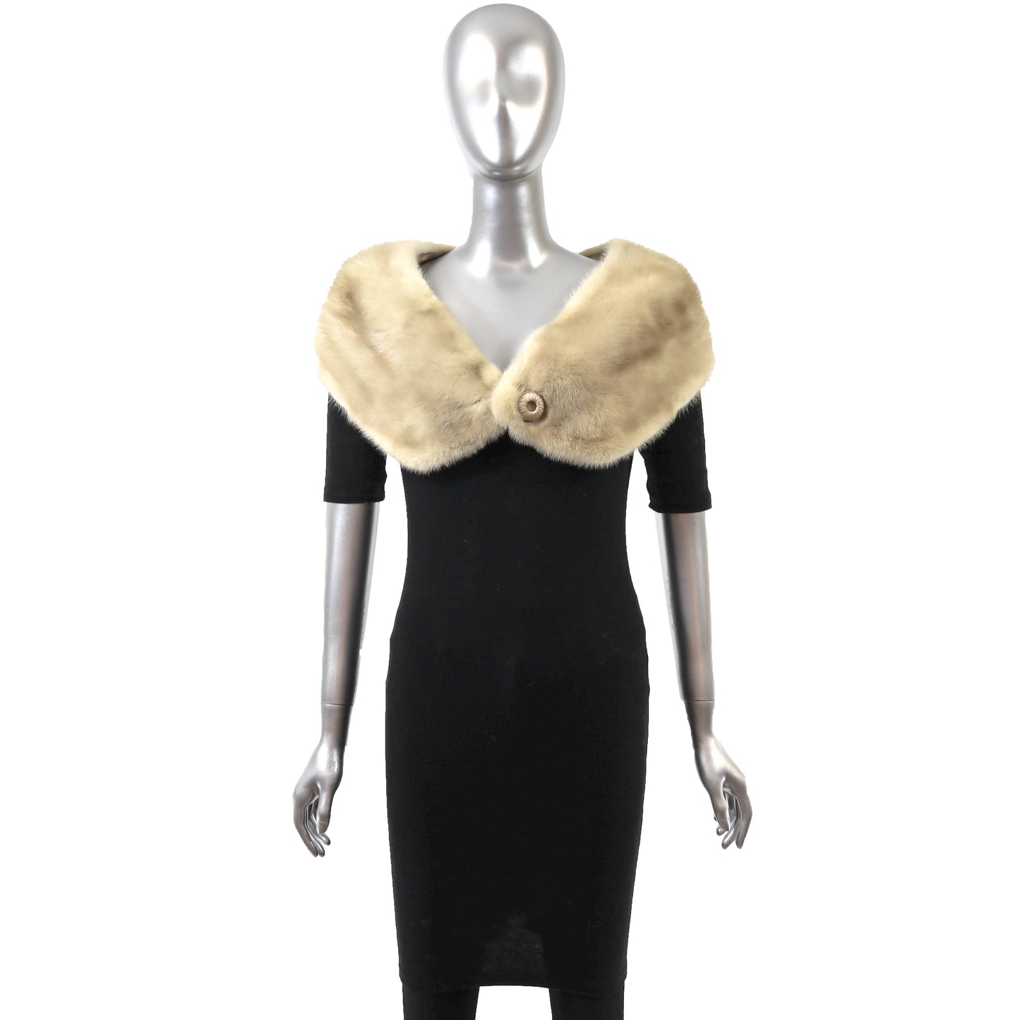 Beige Mink Collar- Size Free