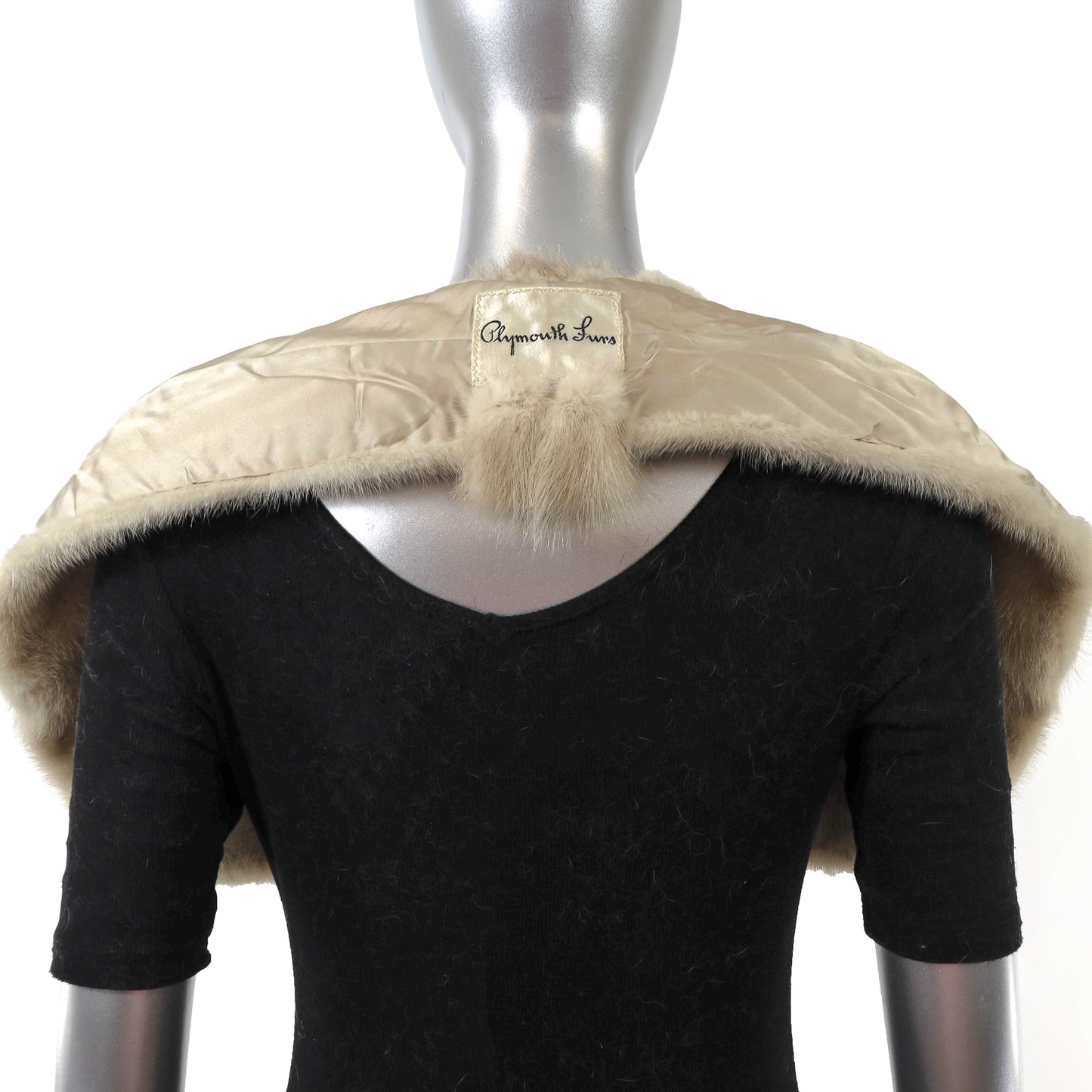 Beige Mink Collar- Size Free