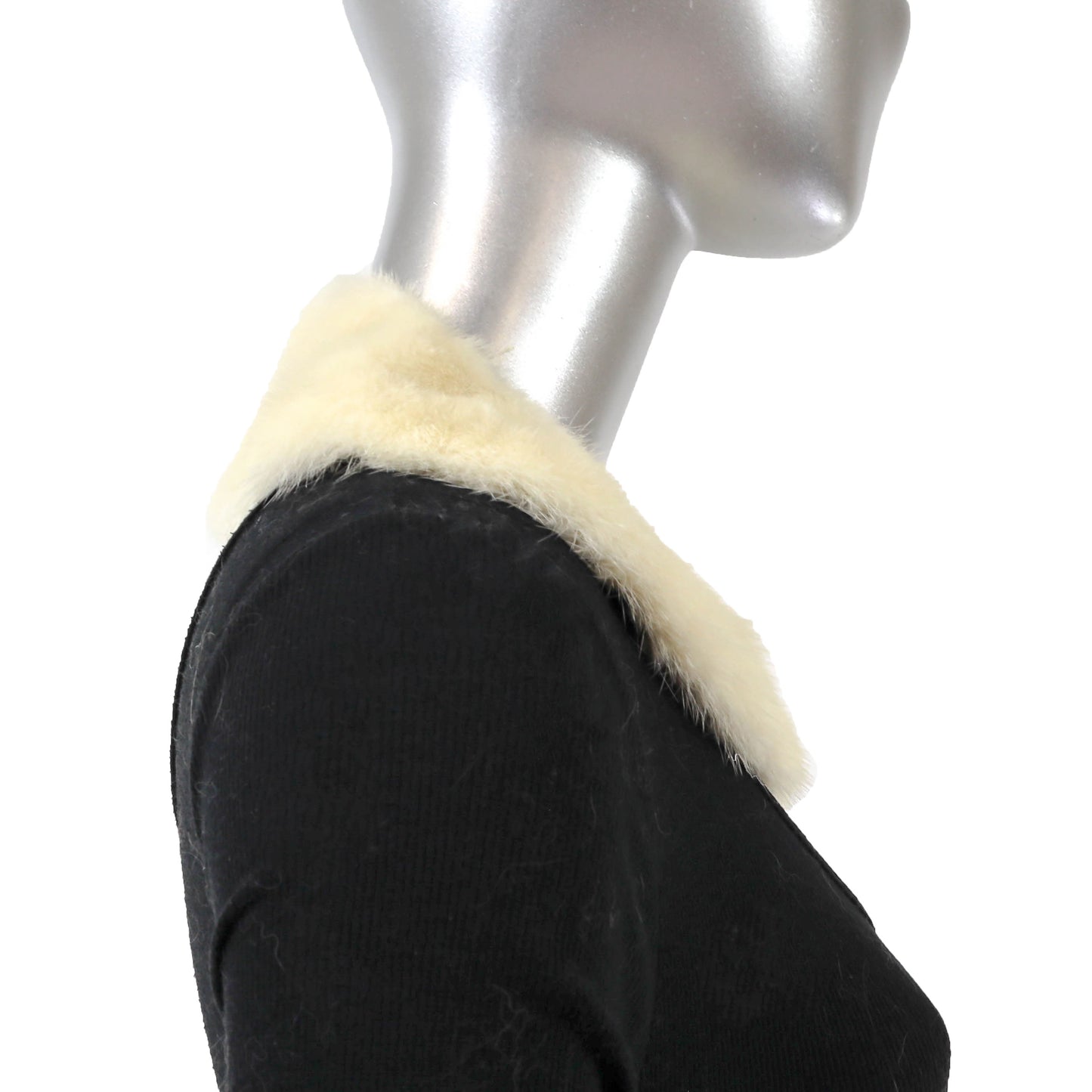 White Mink Collar- Size Free