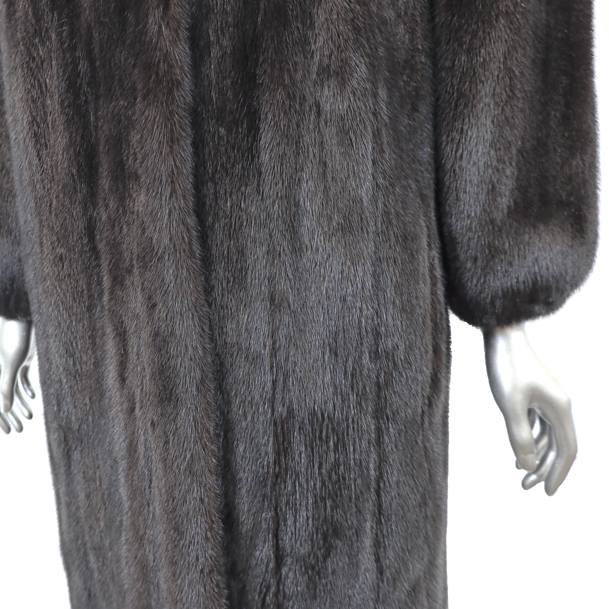Black Mink Coat- Size M