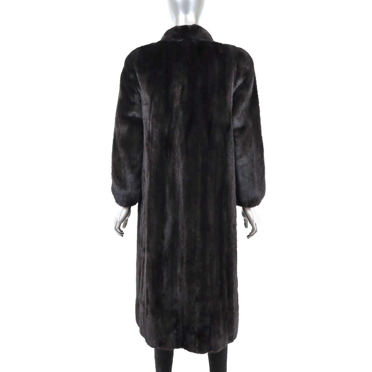 Black Mink Coat- Size M