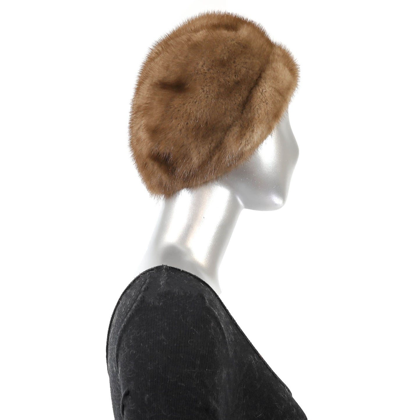 Light Brown Mink Hat- Size Free