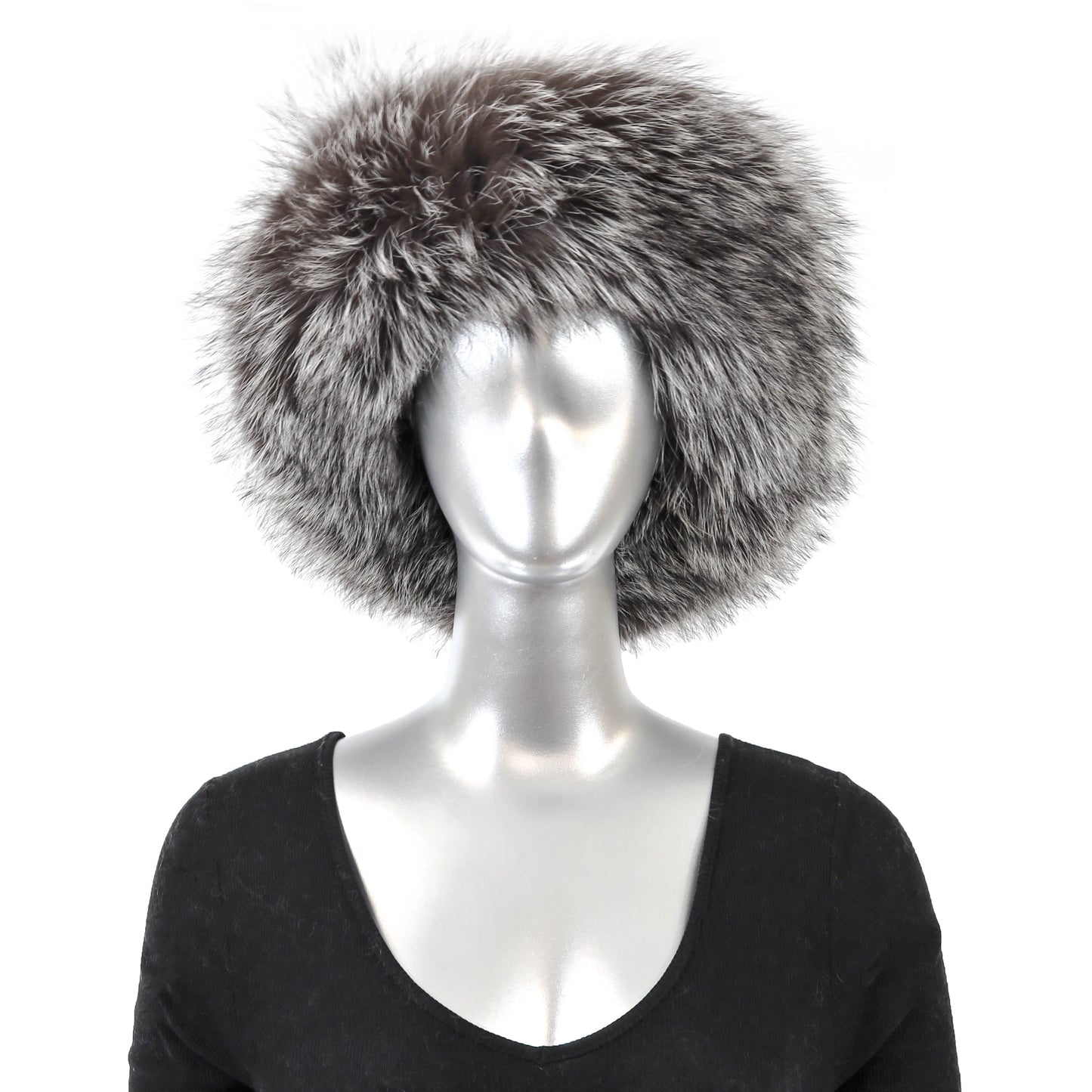 Mink and Silver Fox Hat- Size Free