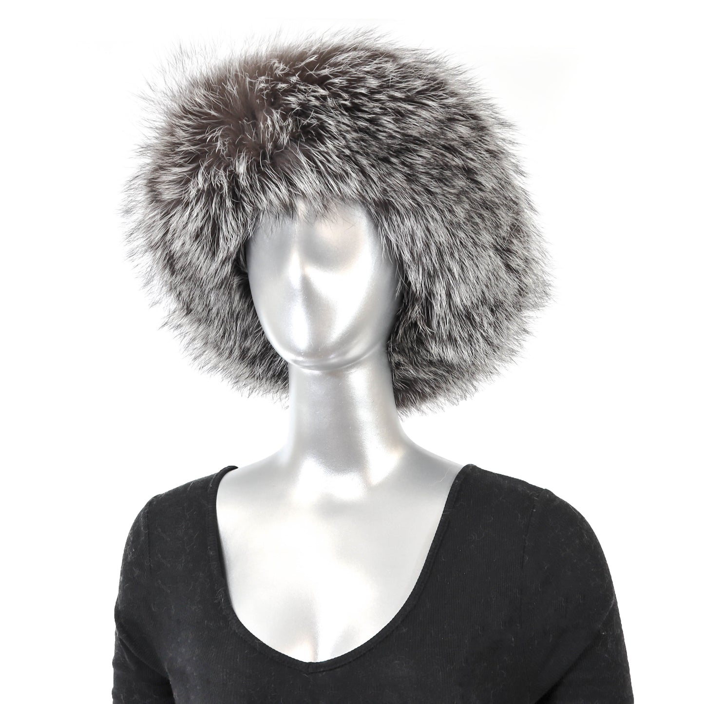 Mink and Silver Fox Hat- Size Free