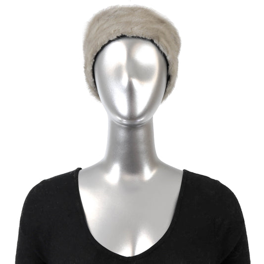 Grey Mink Hat- Size Free