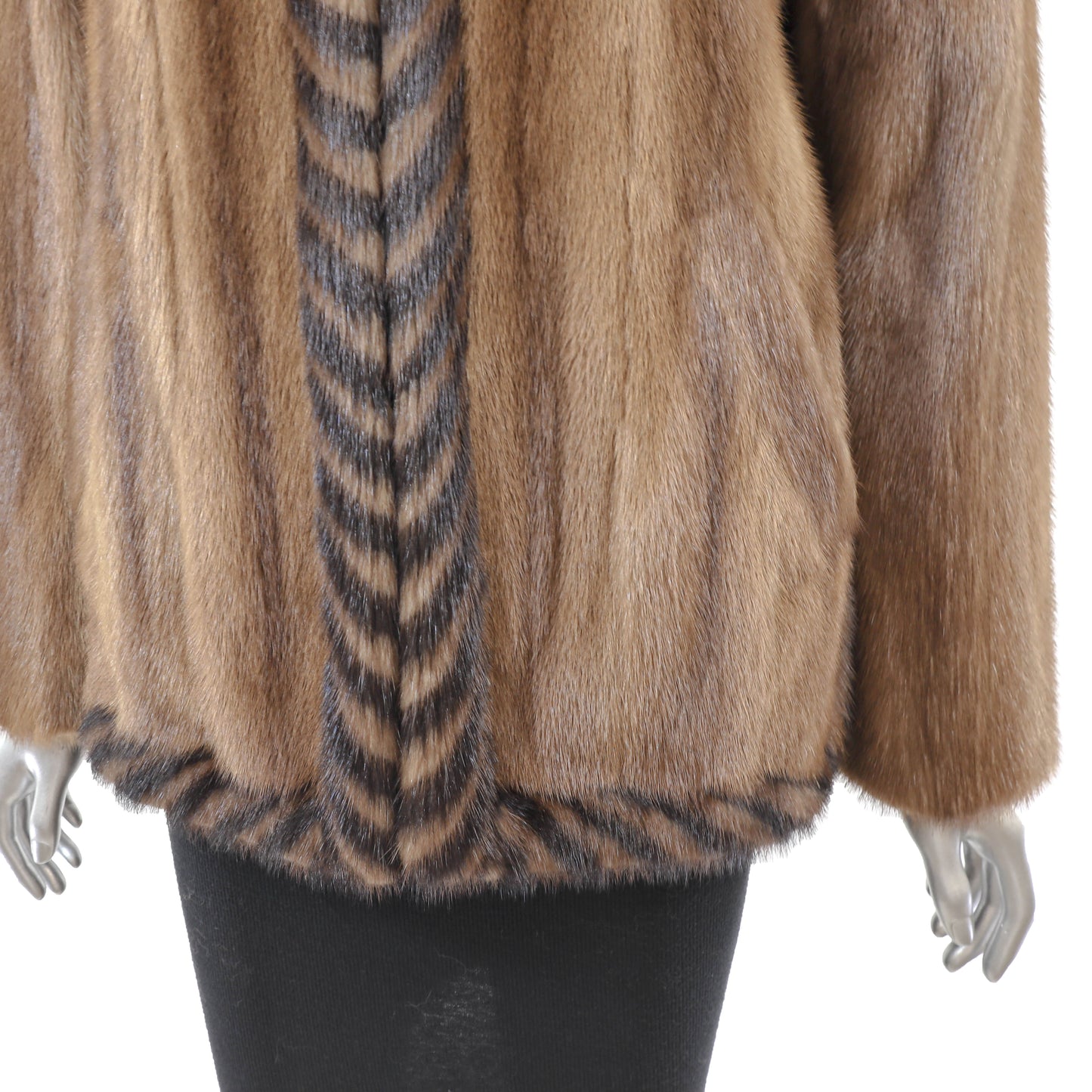 Light Brown Mink Jacket- Size M
