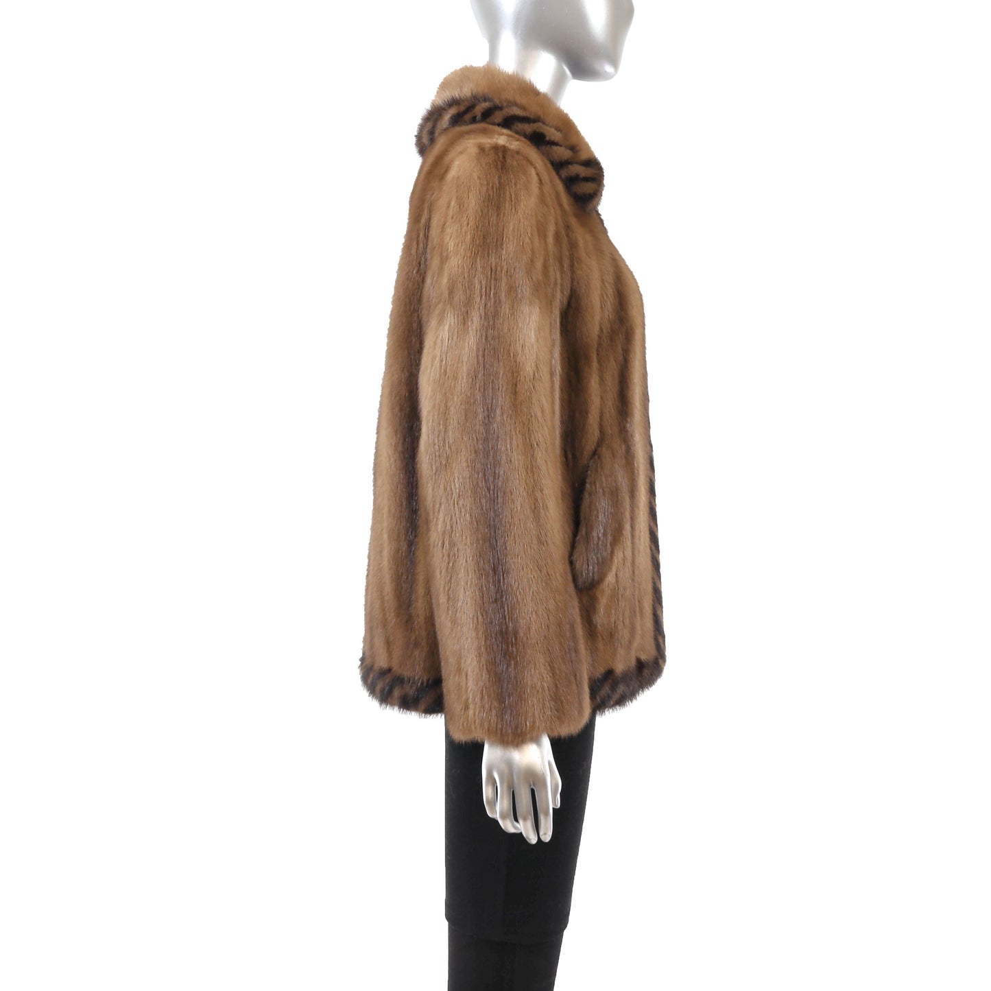 Light Brown Mink Jacket- Size M