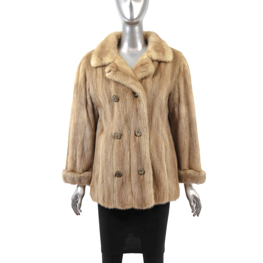 Pastel Mink Jacket- Size M