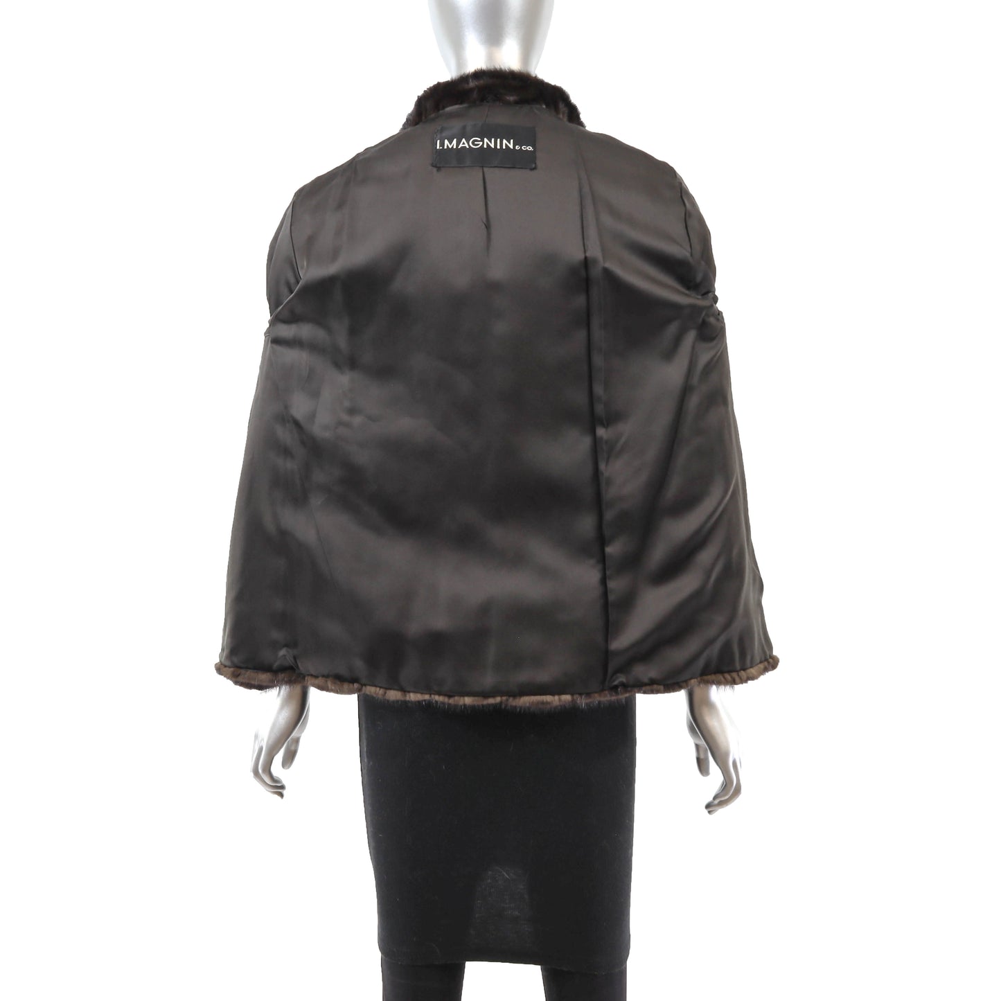 Brown Mink Jacket- Size M