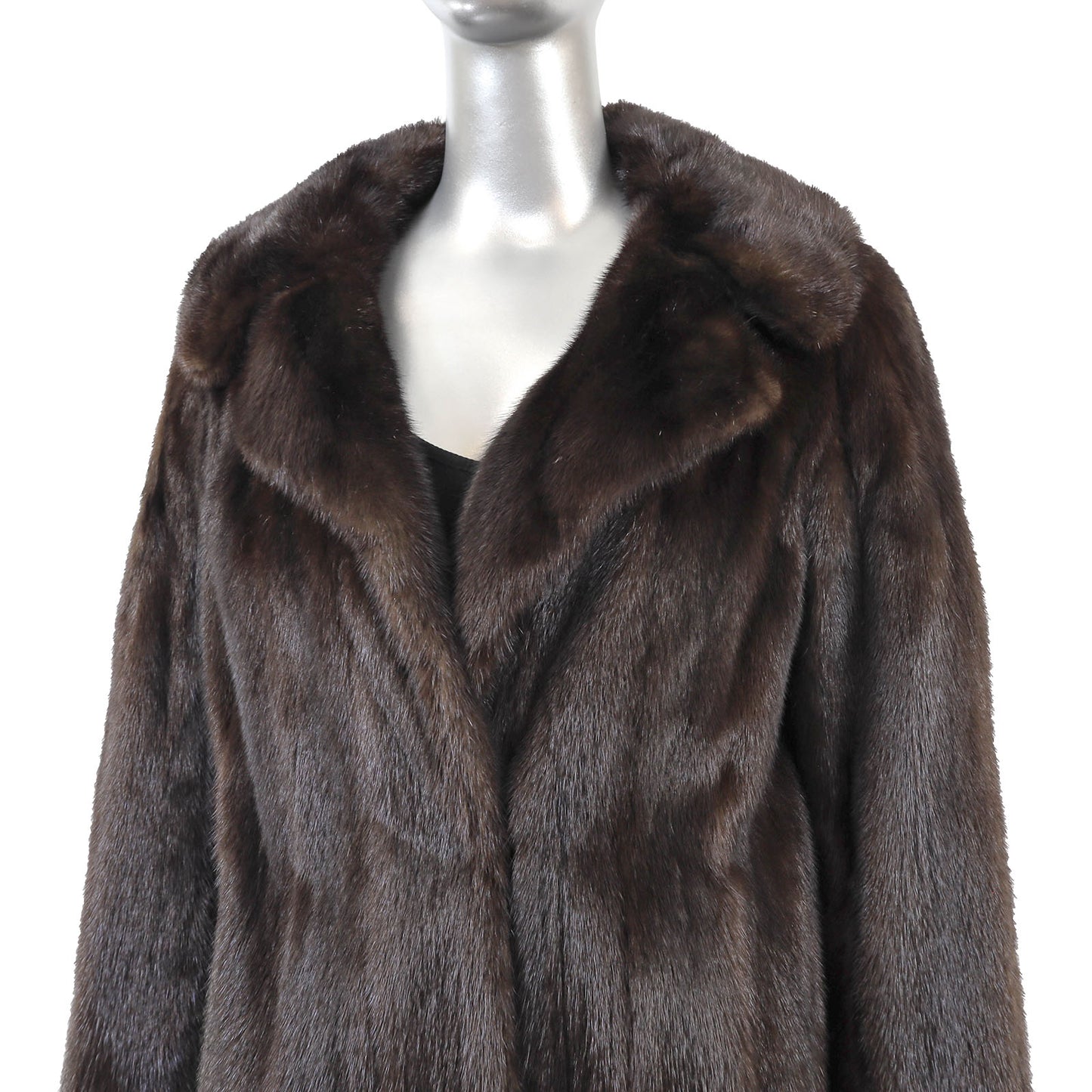 Brown Mink Jacket- Size M