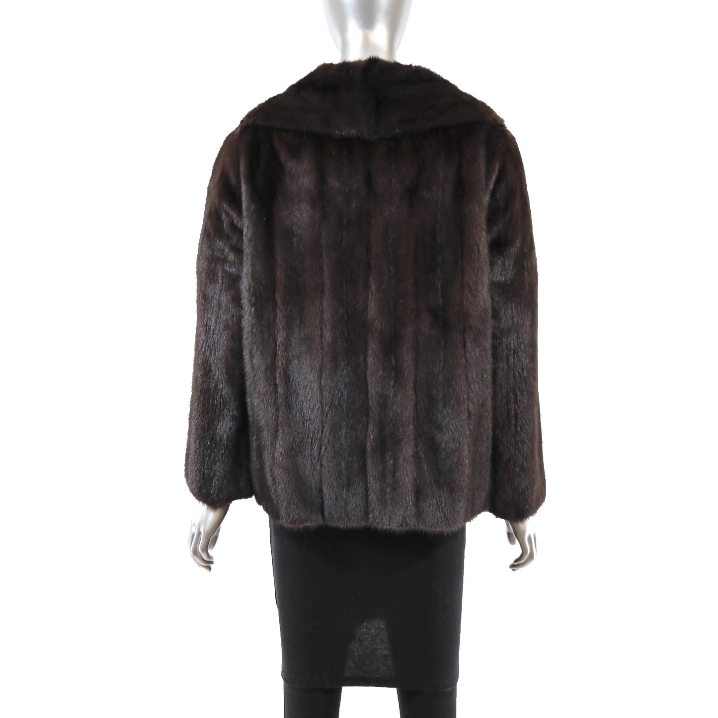 Brown Mink Jacket- Size M
