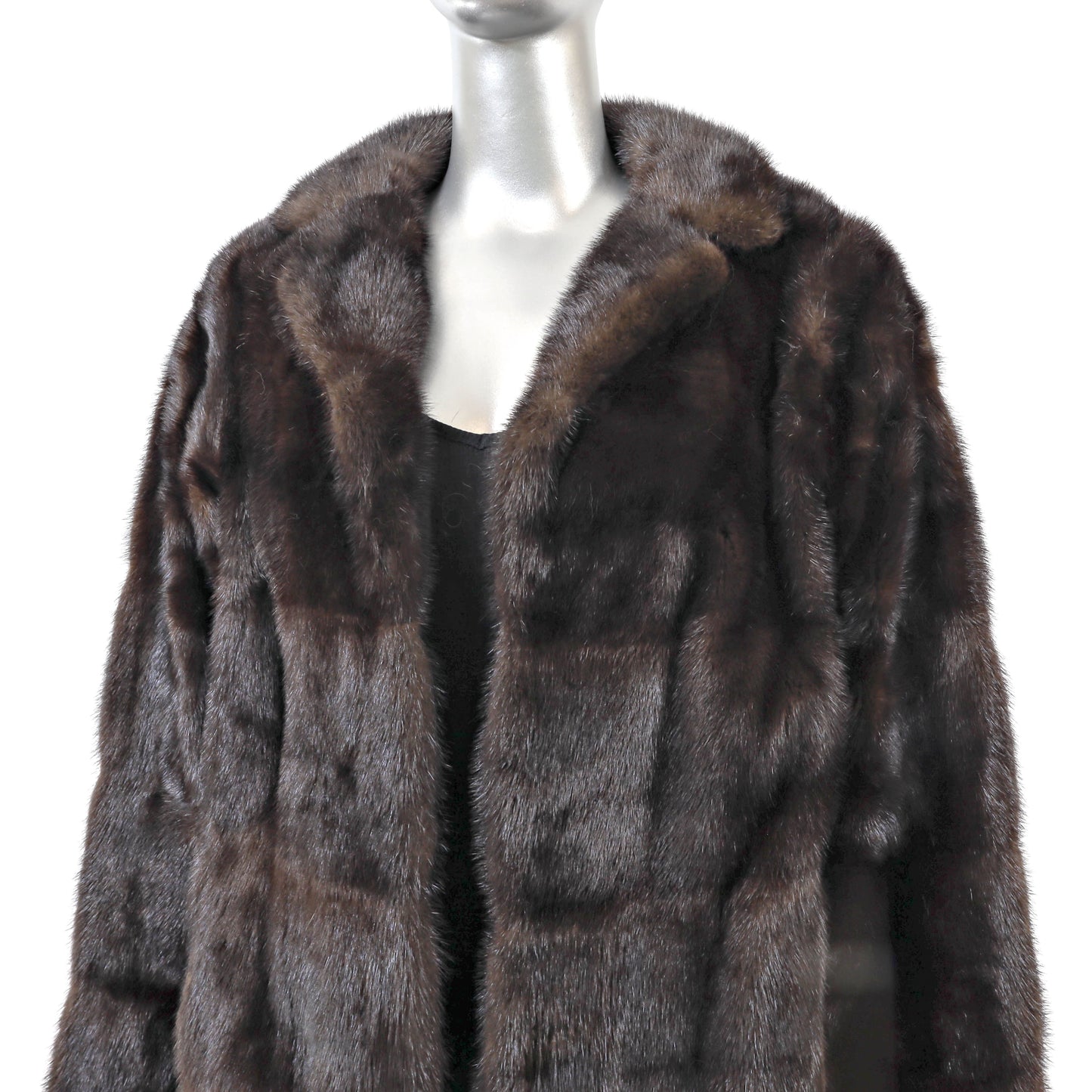 Brown Mink Jacket- Size M