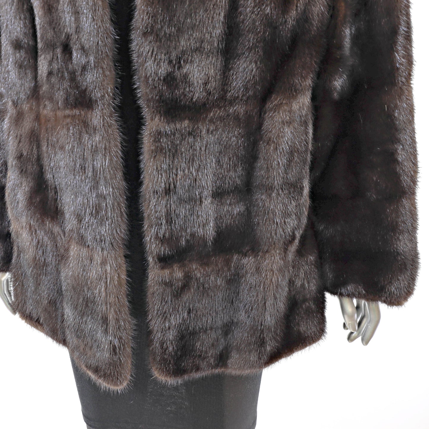 Brown Mink Jacket- Size M