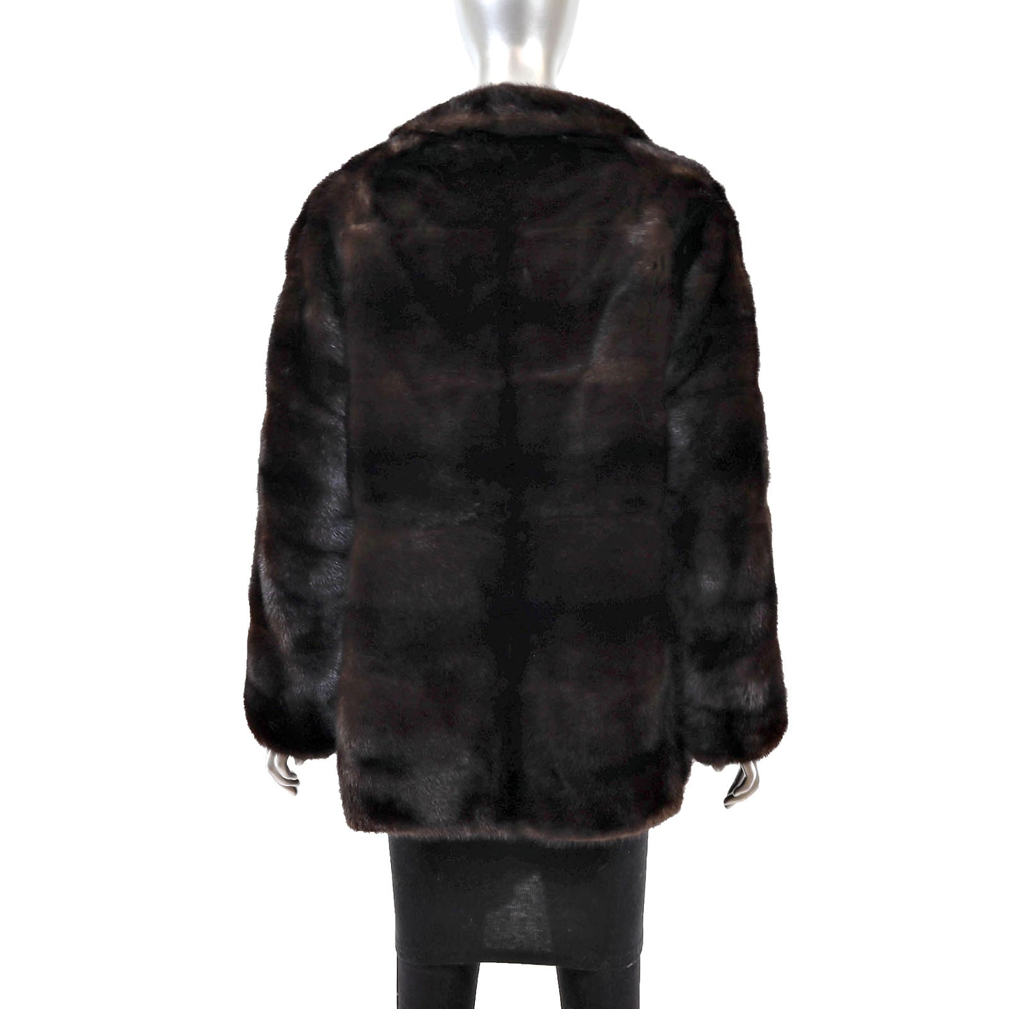 Brown Mink Jacket- Size M