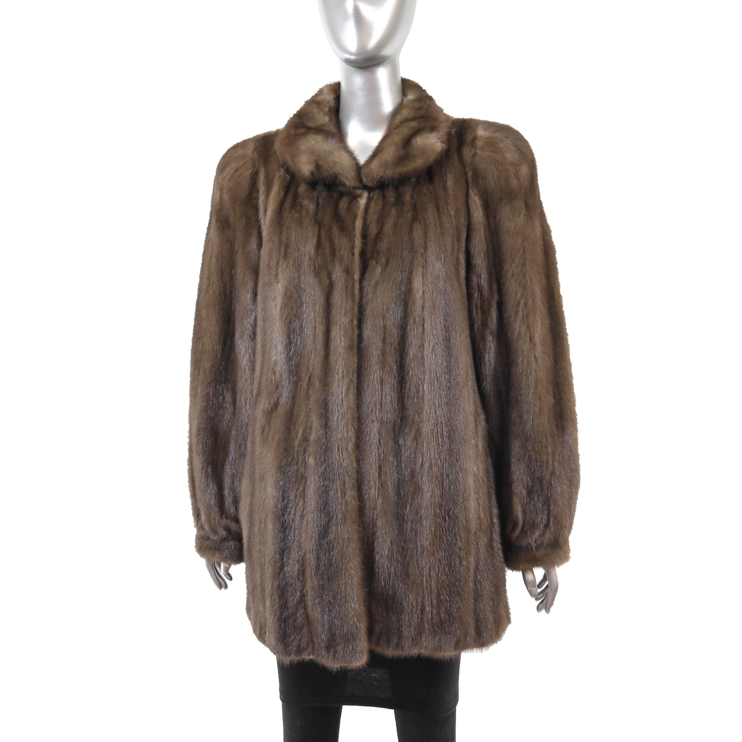 Light Brown Mink Jacket- Size M