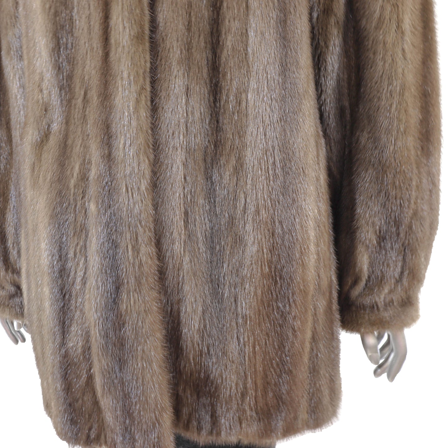 Light Brown Mink Jacket- Size M