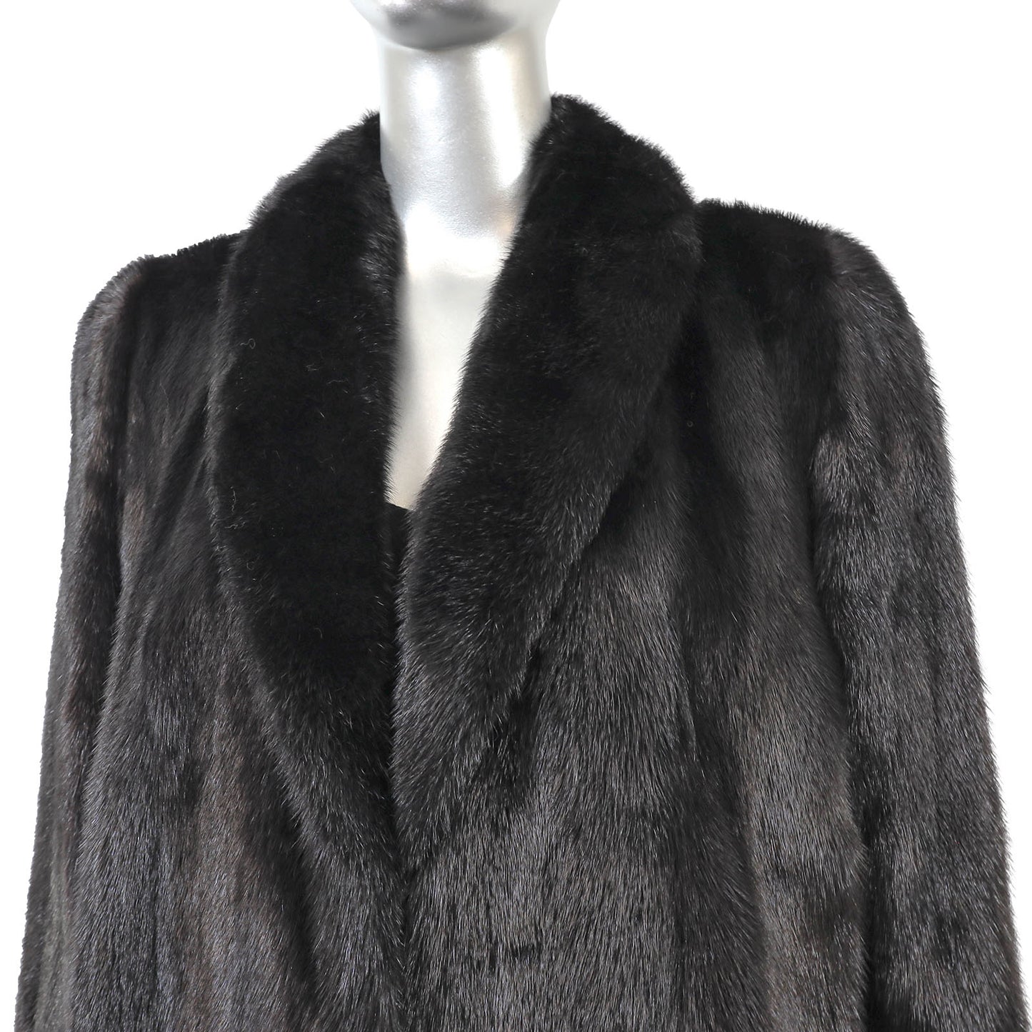 Black Mink Jacket- Size S