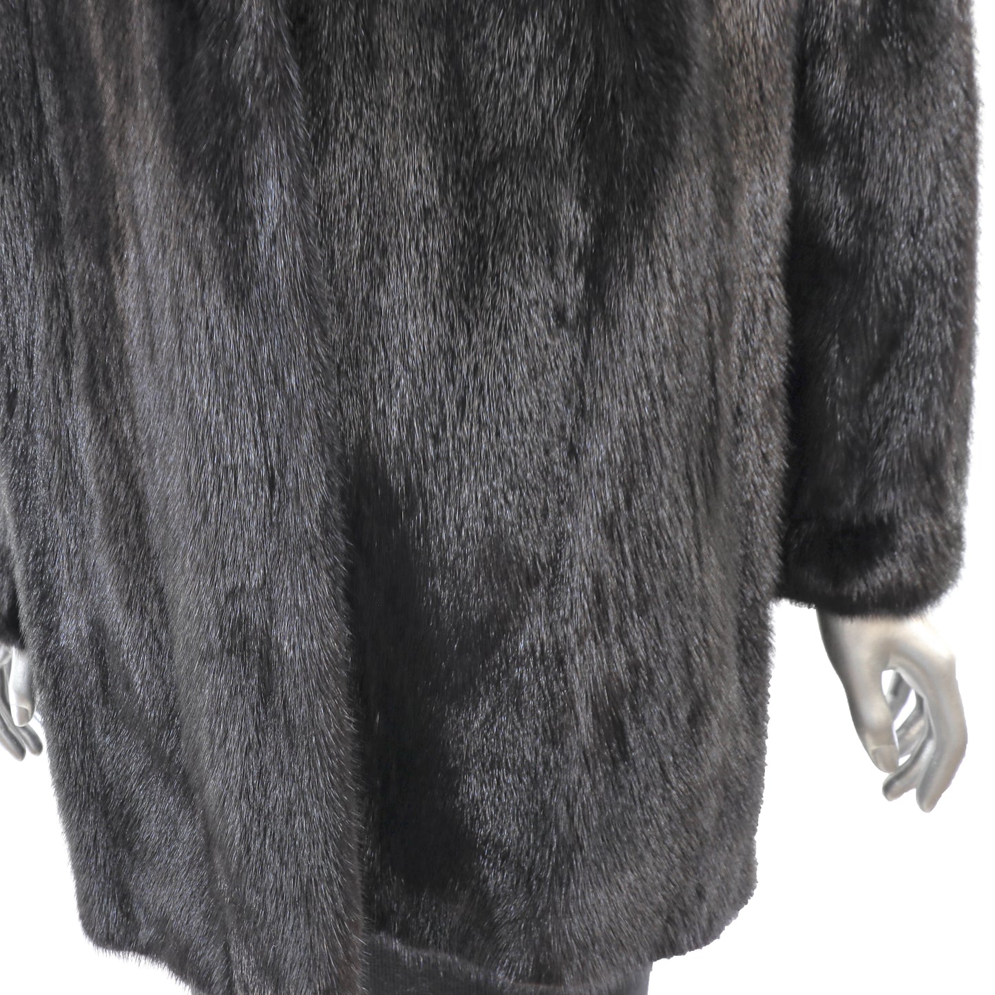 Black Mink Jacket- Size S