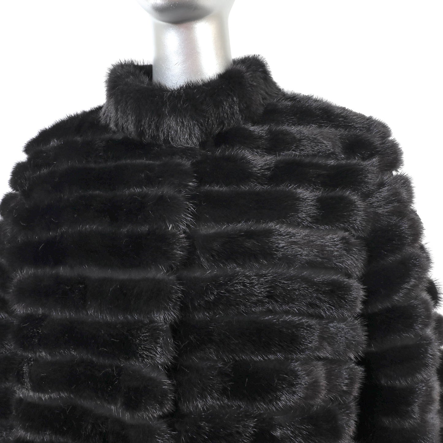 Black Mink Jacket- Size M