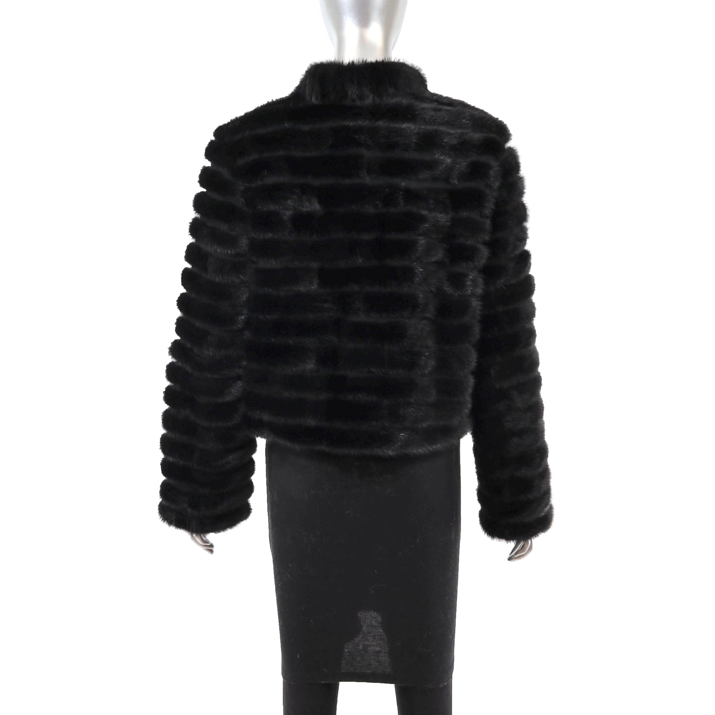 Black Mink Jacket- Size M