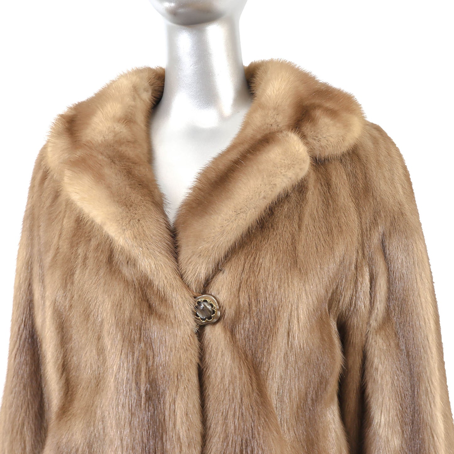 Light Brown Mink Jacket- Size L