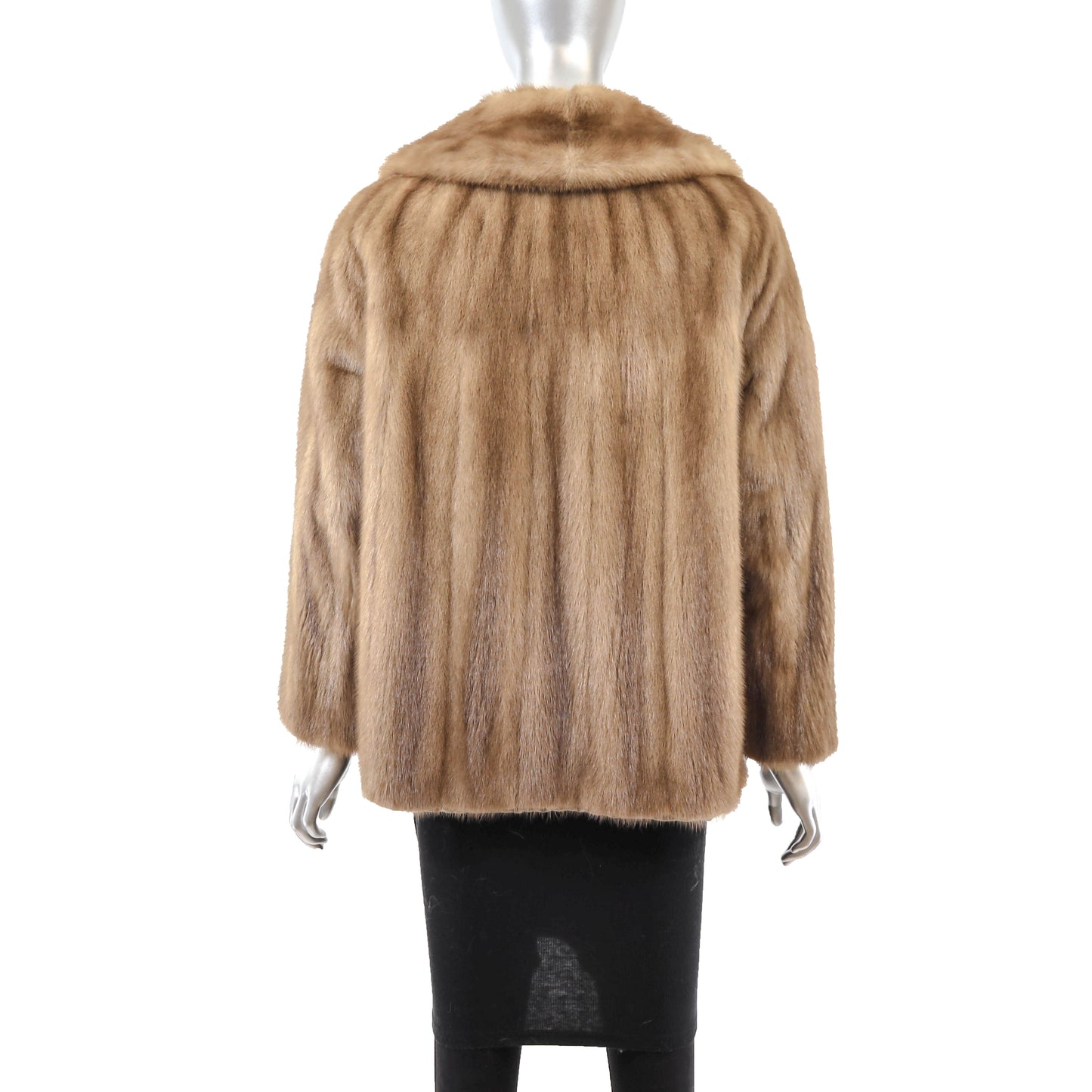 Light Brown Mink Jacket- Size L