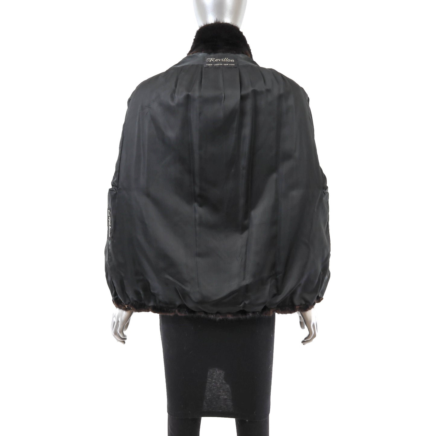 Revillon/ Saks Fifth Avenue Dark Brown Mink Jacket- Size L