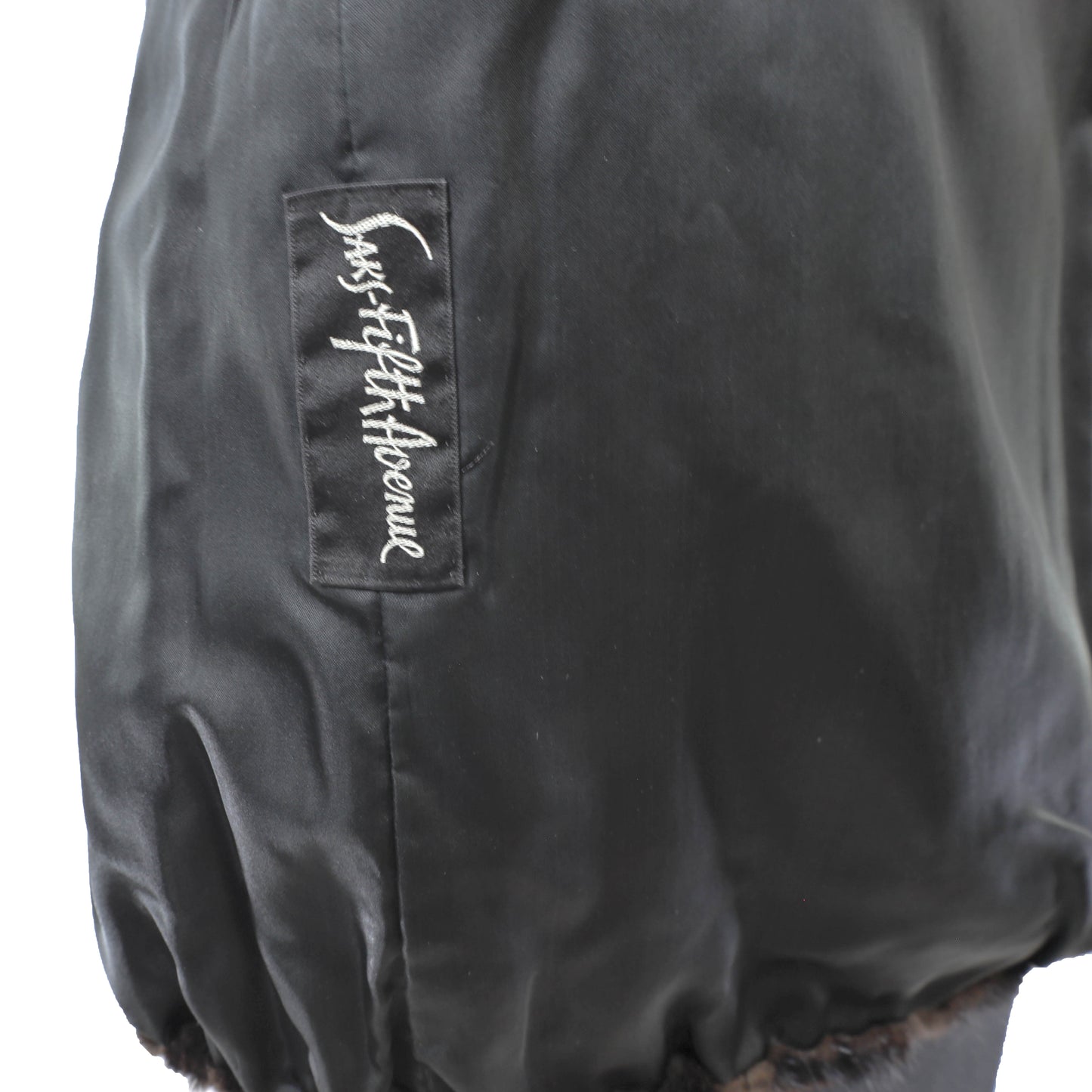 Revillon/ Saks Fifth Avenue Dark Brown Mink Jacket- Size L