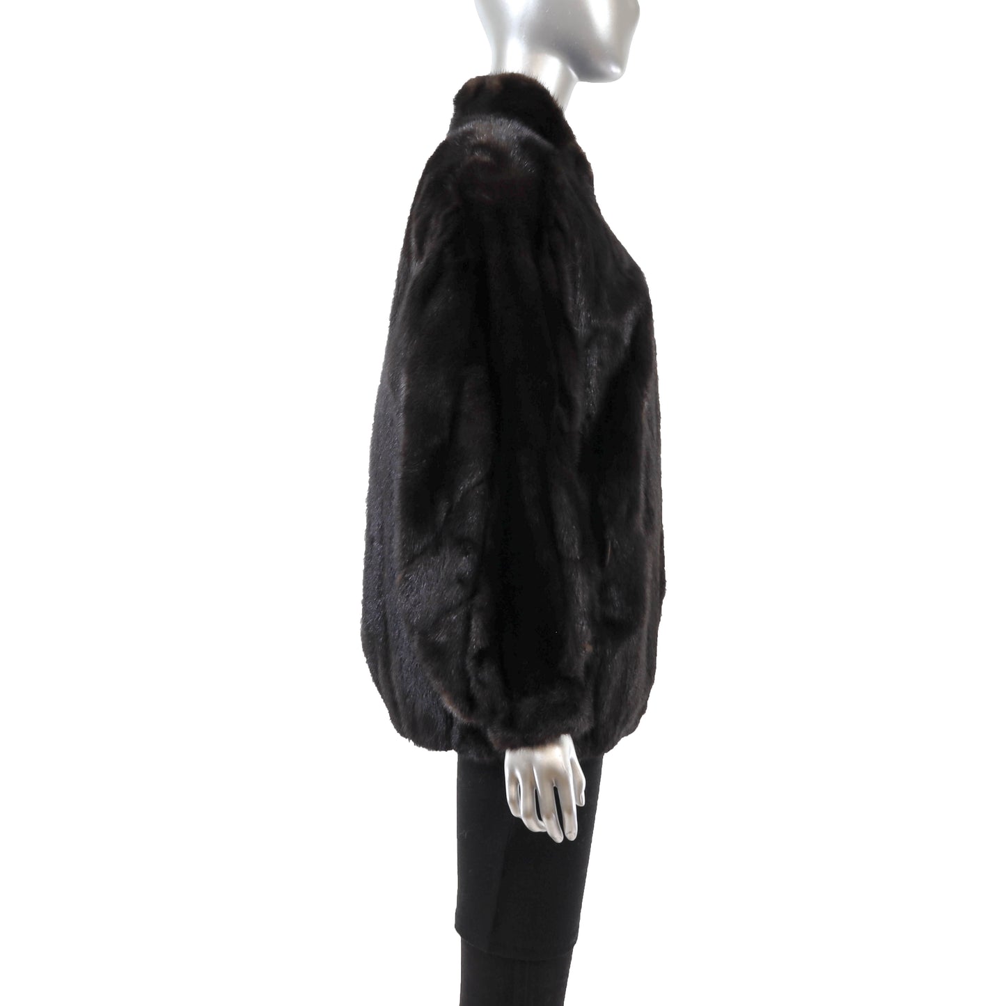 Revillon/ Saks Fifth Avenue Dark Brown Mink Jacket- Size L