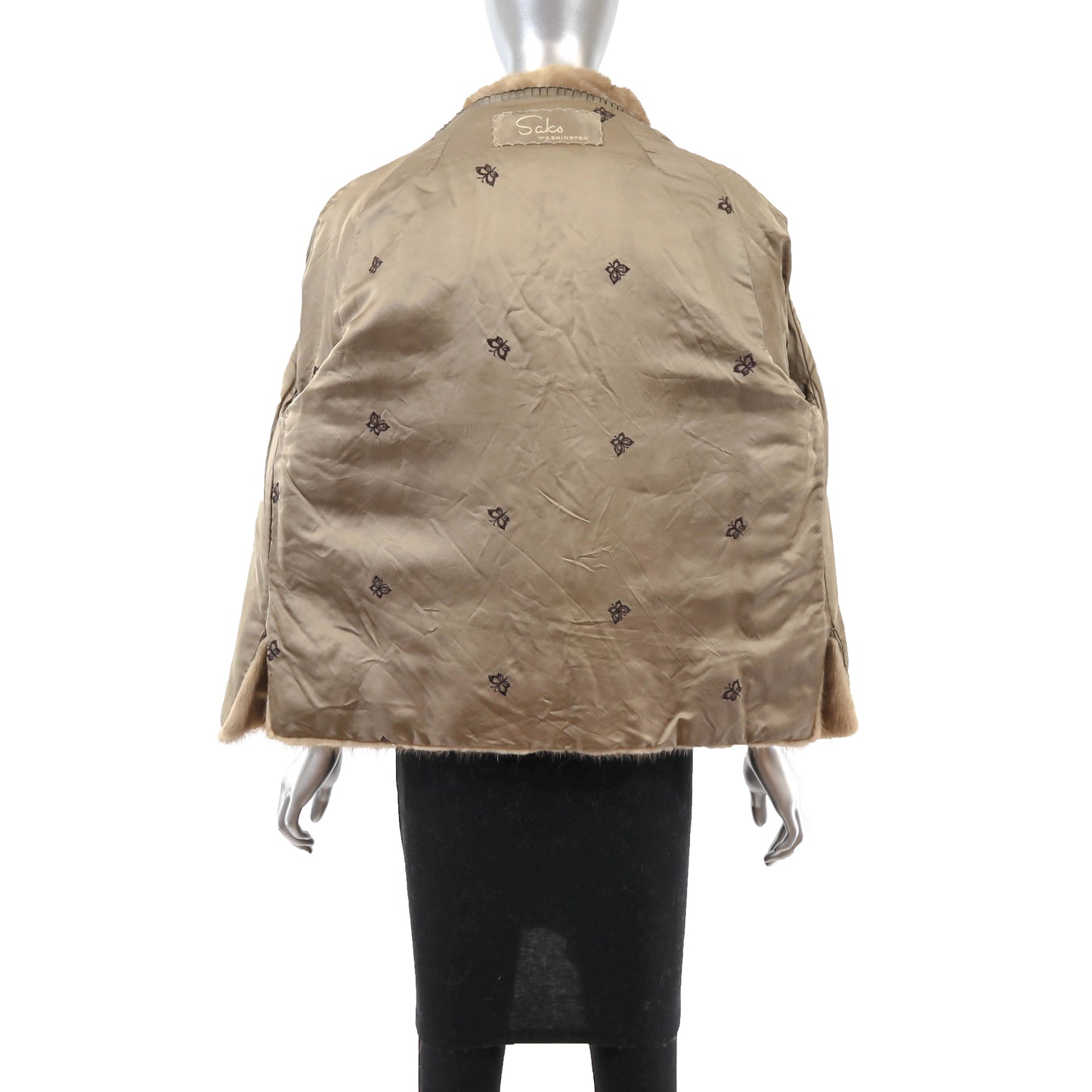 Light Brown Mink Jacket- Size M