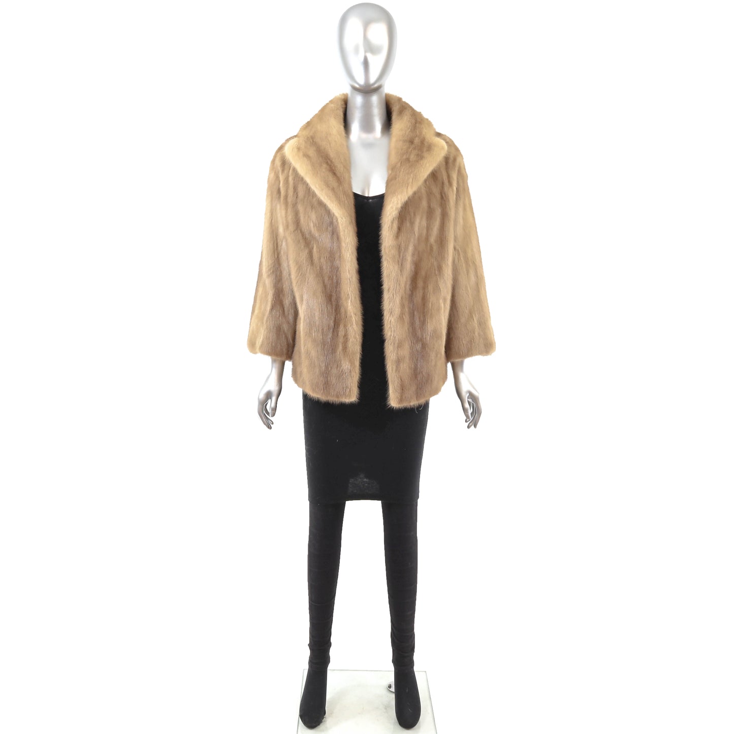 Light Brown Mink Jacket- Size M