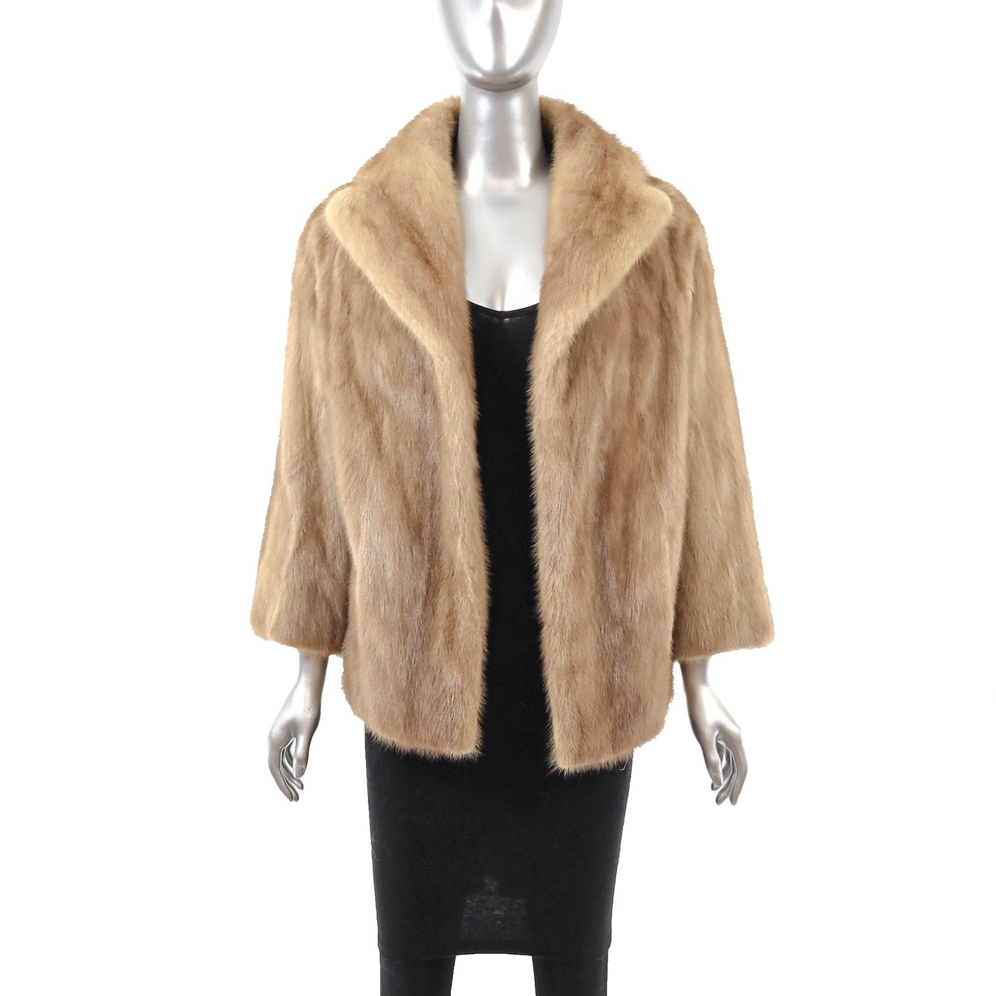 Light Brown Mink Jacket- Size M