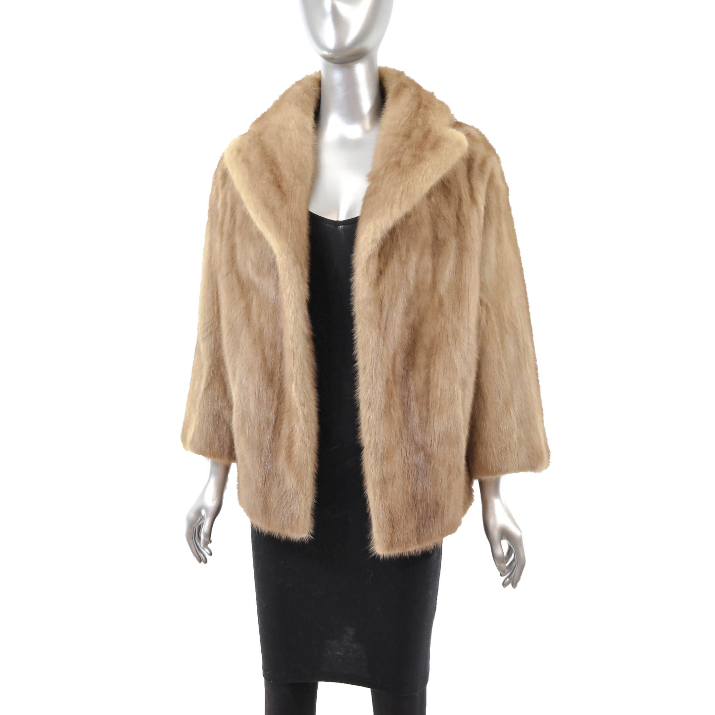 Light Brown Mink Jacket- Size M
