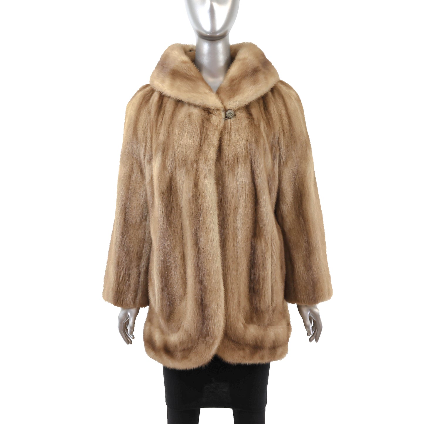 Light Brown Mink Jacket- Size L
