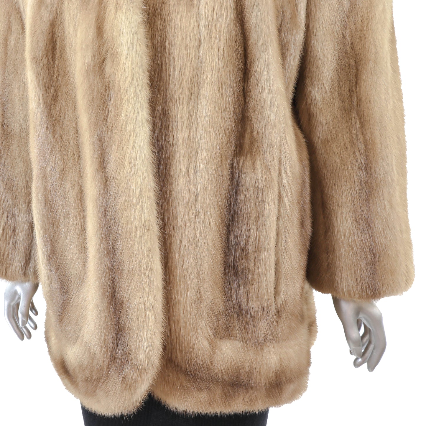 Light Brown Mink Jacket- Size L
