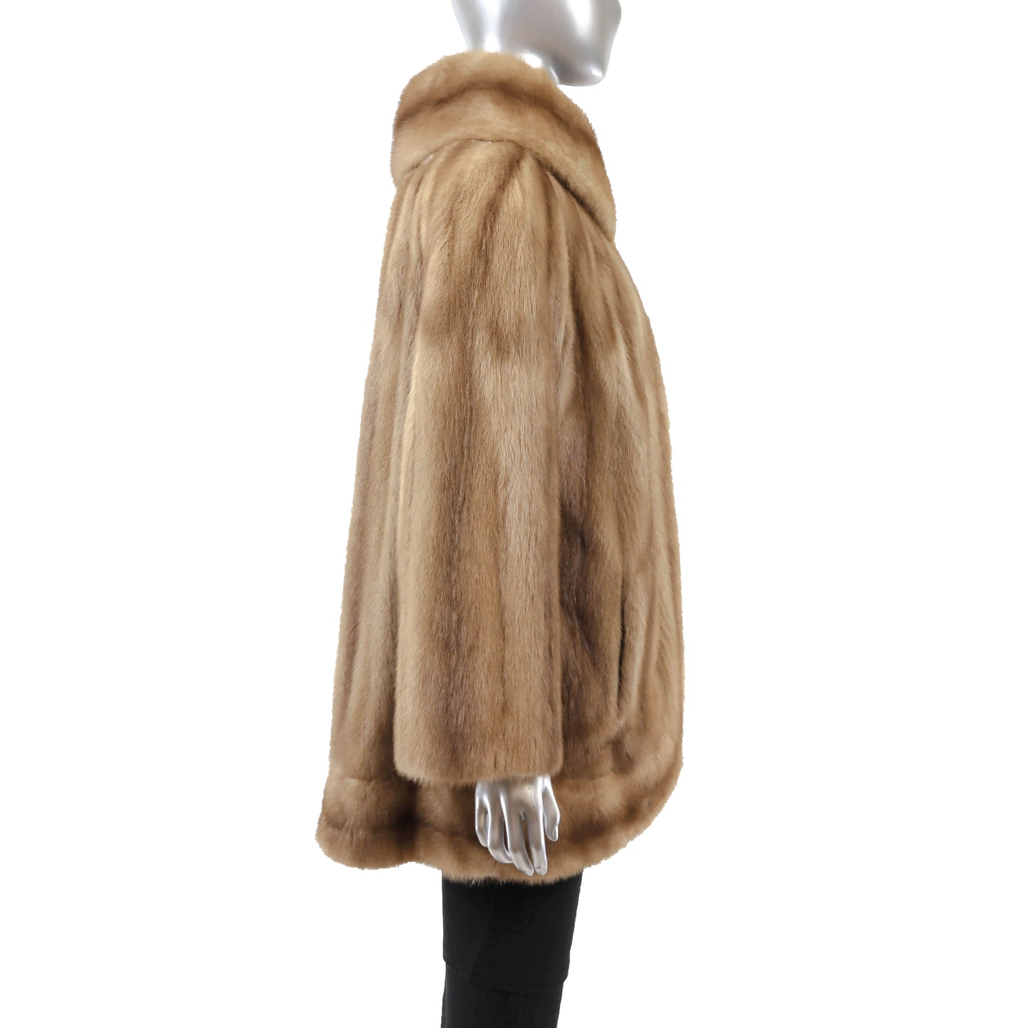 Light Brown Mink Jacket- Size L