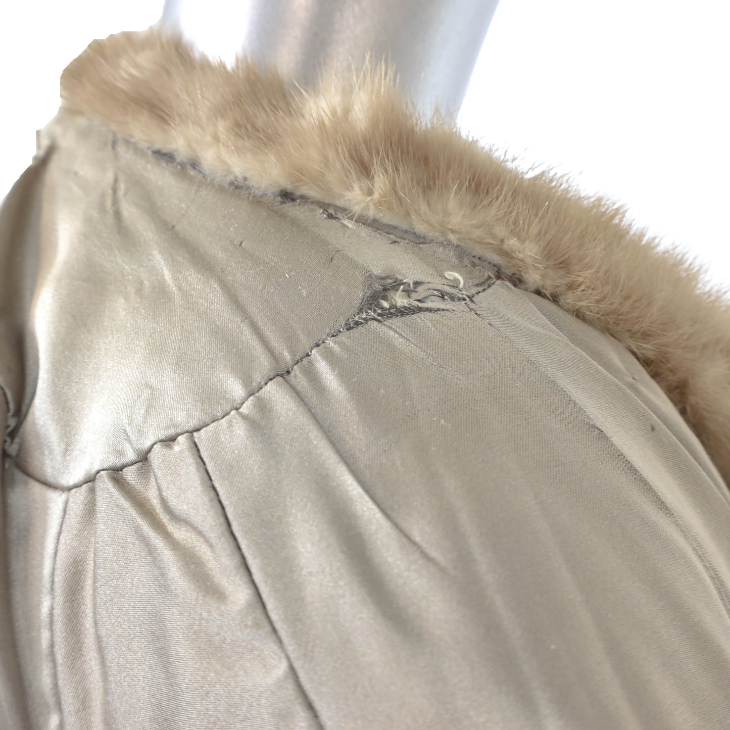 Light Brown Mink Jacket- Size M