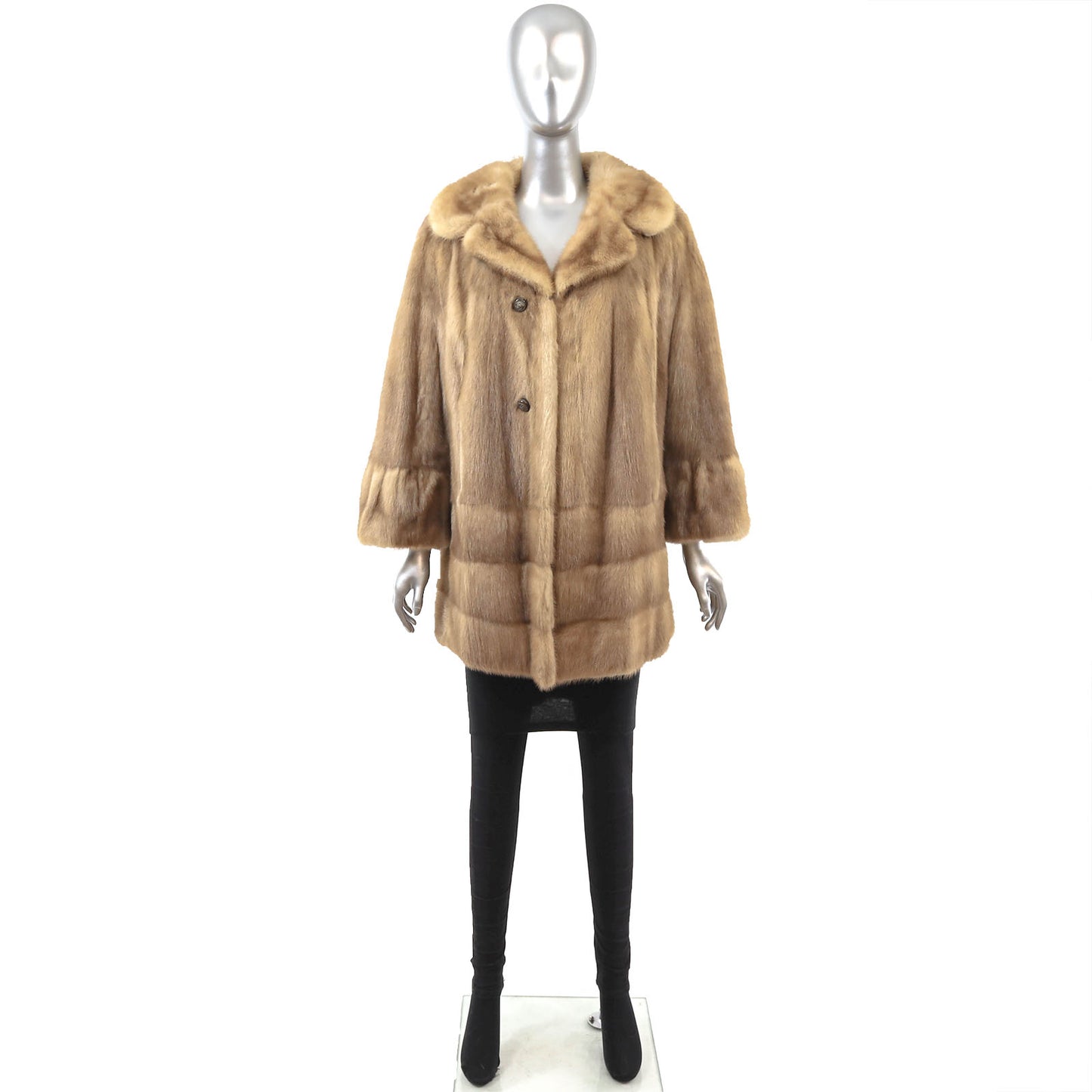 Light Brown Mink Jacket- Size M