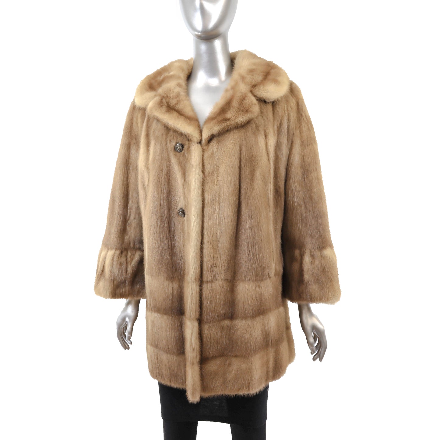 Light Brown Mink Jacket- Size M
