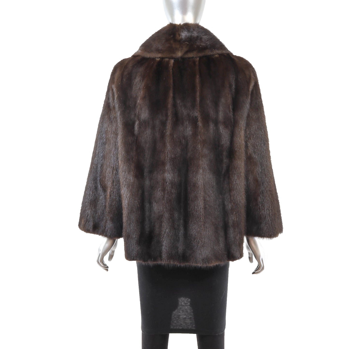Brown Mink Jacket- Size L