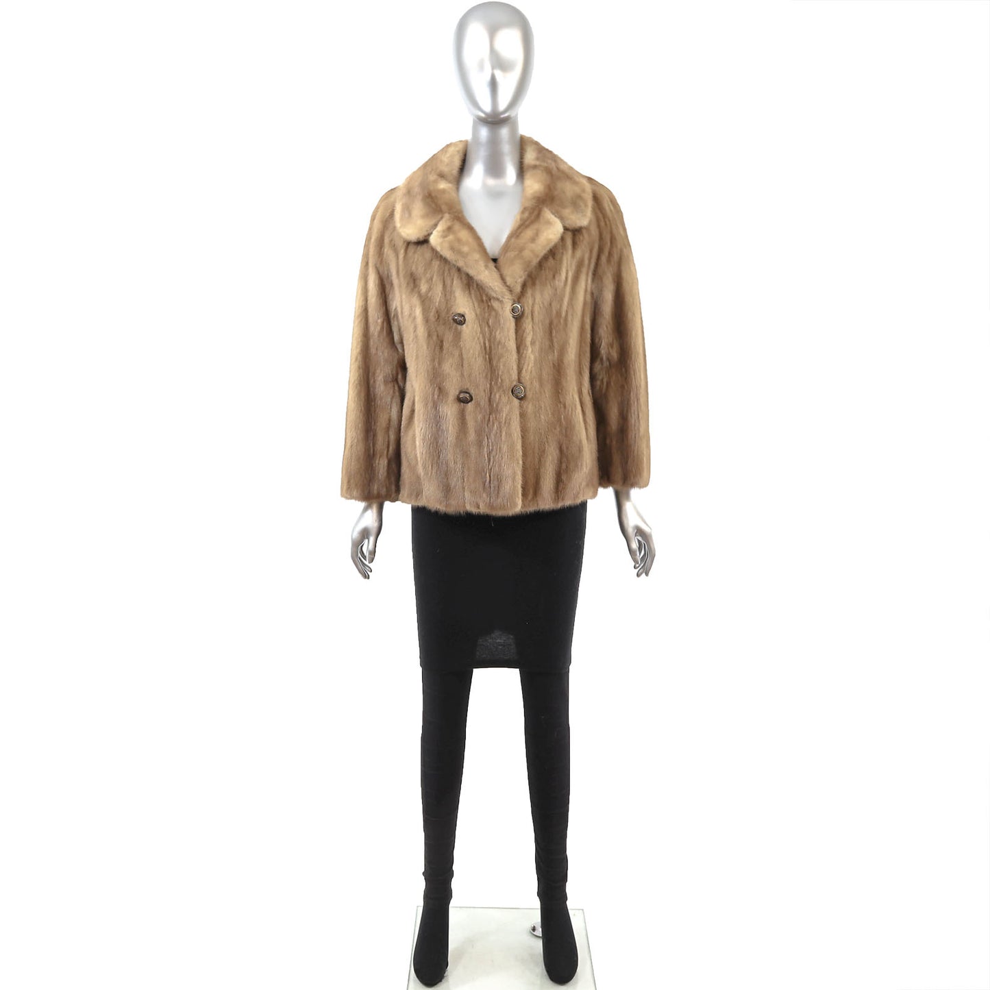 Light Brown Mink Jacket- Size M