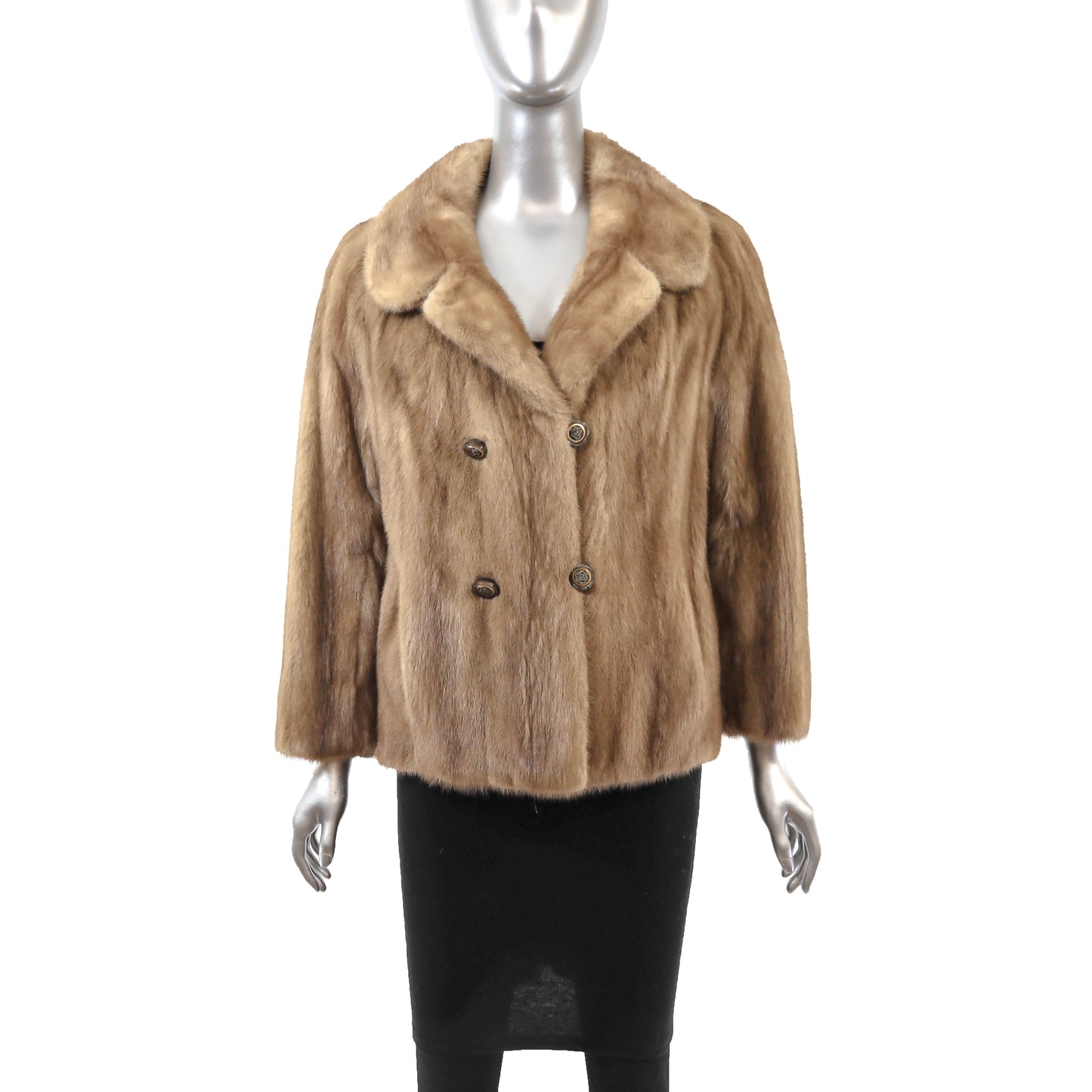Light Brown Mink Jacket- Size M