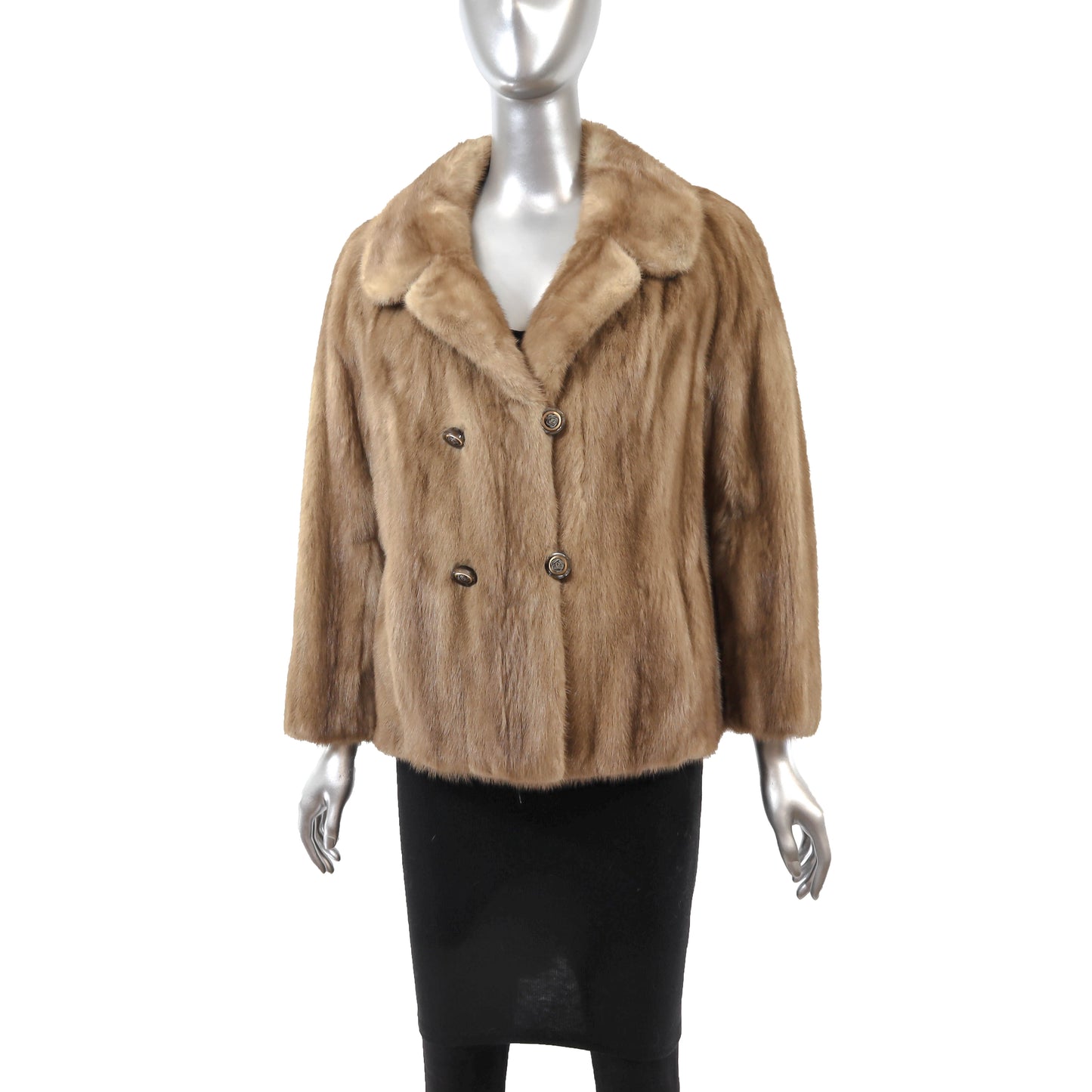 Light Brown Mink Jacket- Size M